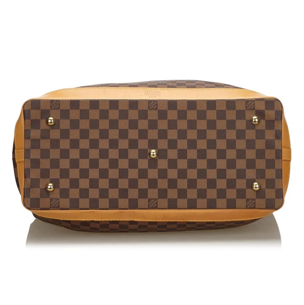 Louis Vuitton Vintage - Damier Ebene Clipper Bag - Brown - Damier Canvas and Leather Handbag - Luxury High Quality - Avvenice