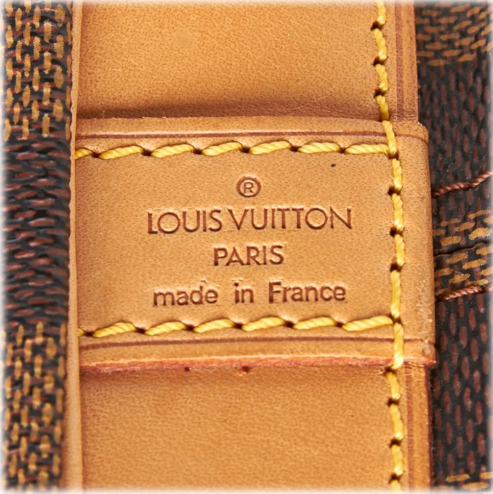 Louis Vuitton Vintage - Damier Ebene Clipper Bag - Brown - Damier Canvas and Leather Handbag - Luxury High Quality - Avvenice