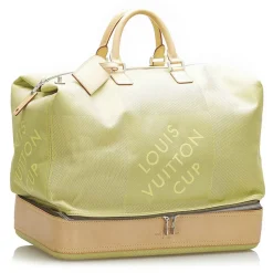 Louis Vuitton Vintage - Damier Geant Southern Bag - Green Brown - Damier Canvas and Leather Travel Bag - Luxury High Quality - Avvenice