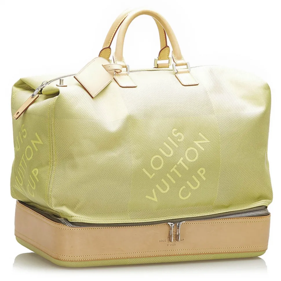 Louis Vuitton Vintage - Damier Geant Southern Bag - Green Brown - Damier Canvas and Leather Travel Bag - Luxury High Quality - Avvenice