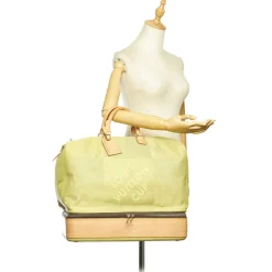 Louis Vuitton Vintage - Damier Geant Southern Bag - Green Brown - Damier Canvas and Leather Travel Bag - Luxury High Quality - Avvenice