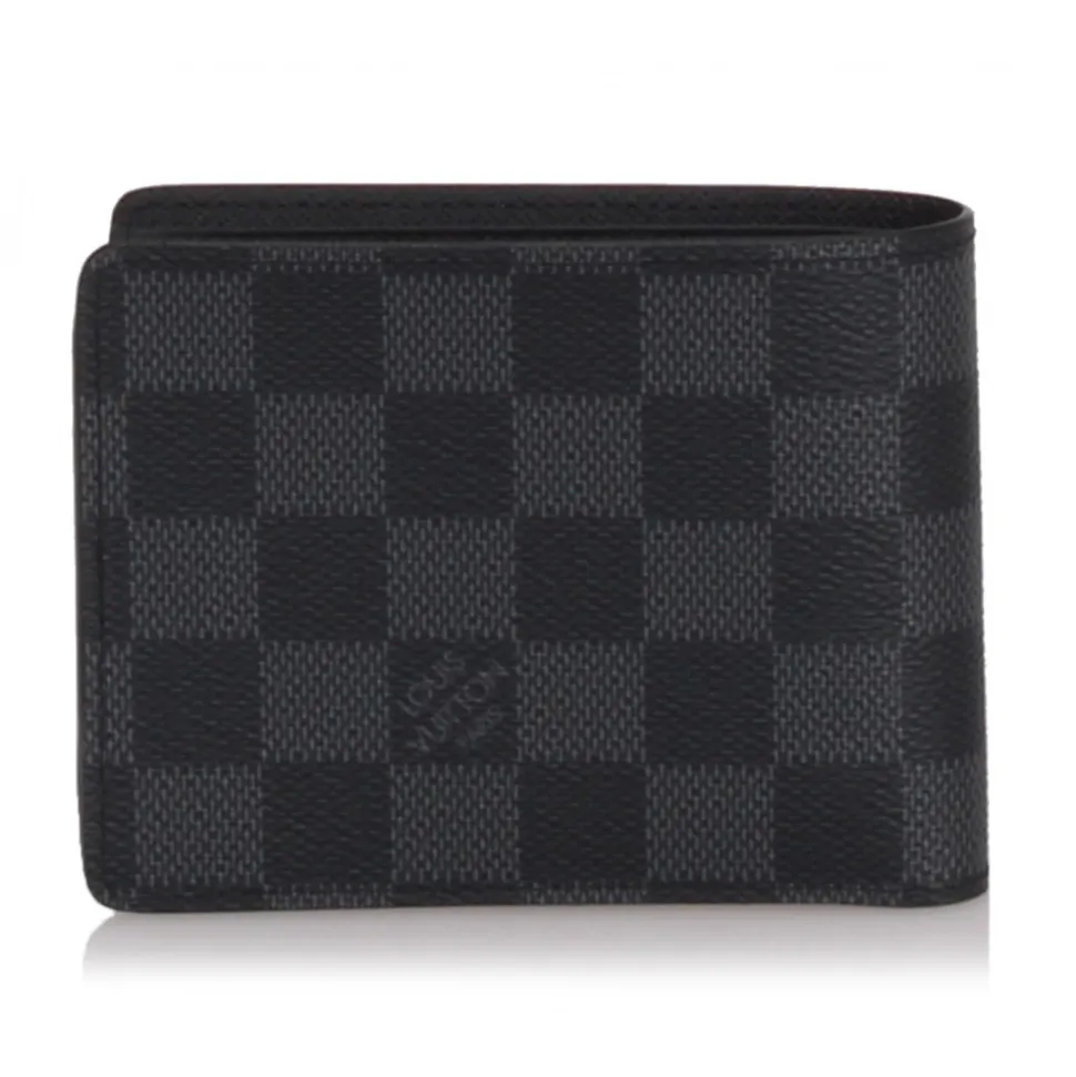 Louis Vuitton Vintage - Damier Graphite Florin Wallet - Graphite - Damier Leather Wallet - Luxury High Quality - Avvenice