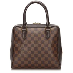 Louis Vuitton Vintage - Damier Ebene Brera Bag - Brown - Damier Canvas and Leather Handbag - Luxury High Quality - Avvenice