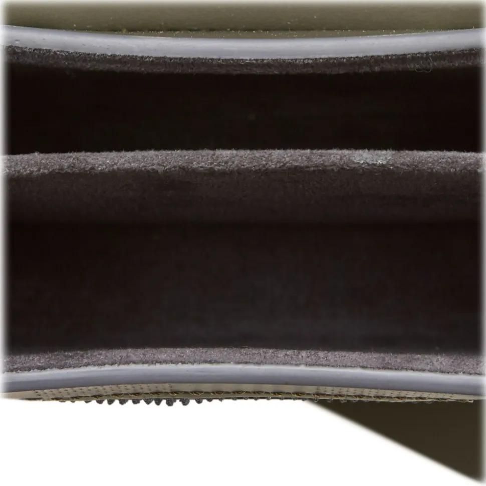 Louis Vuitton Vintage - Damier Glace Marty Pochette Bag - Grey - Fabric and Leather Handbag - Luxury High Quality - Avvenice