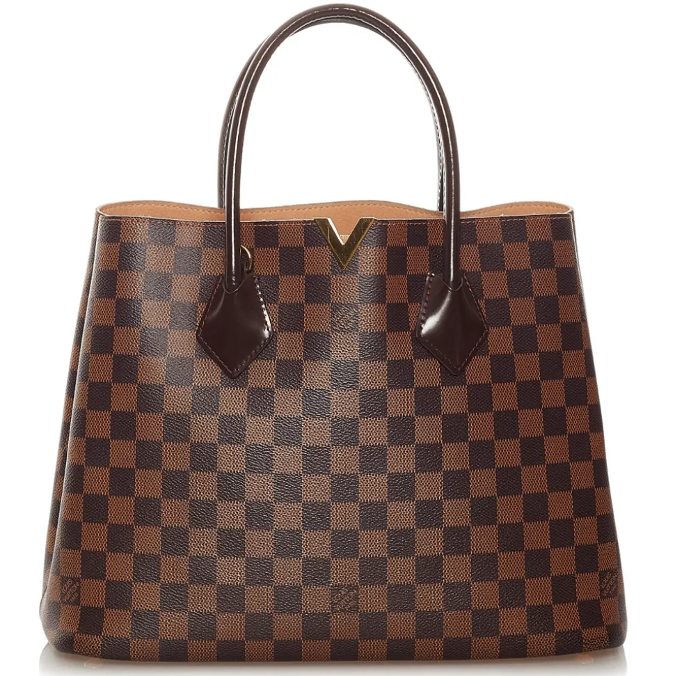 Louis Vuitton Vintage - Damier Ebene Kensington - Brown - Leather Handbag - Luxury High Quality - Avvenice