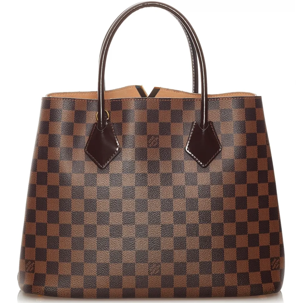 Louis Vuitton Vintage - Damier Ebene Kensington - Brown - Leather Handbag - Luxury High Quality - Avvenice