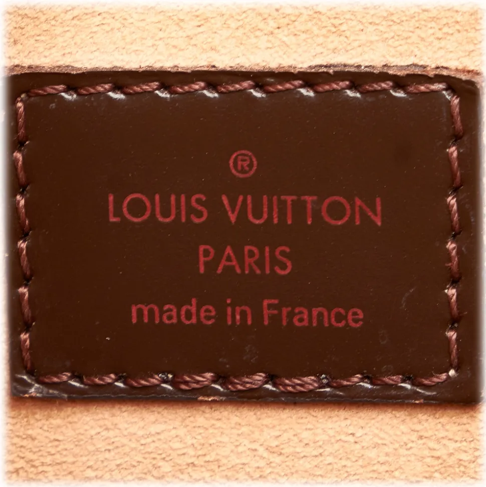 Louis Vuitton Vintage - Damier Ebene Kensington - Brown - Leather Handbag - Luxury High Quality - Avvenice