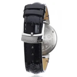 Louis Vuitton Vintage - Diamond Tambour Forever - Silver Black - LV Watch - Luxury High Quality - Avvenice
