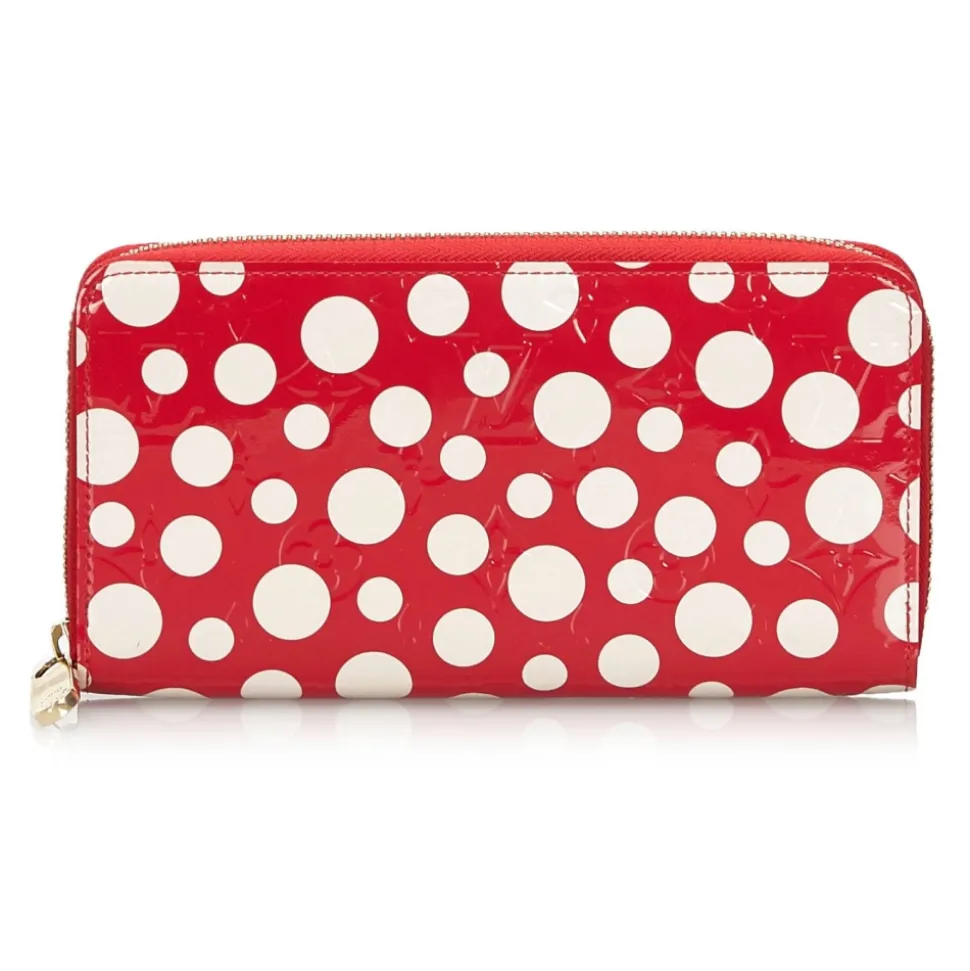 Louis Vuitton Vintage - Dots Infinity Vernis Zippy Wallet - Red White - Leather Wallet - Luxury High Quality - Avvenice