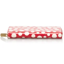Louis Vuitton Vintage - Dots Infinity Vernis Zippy Wallet - Red White - Leather Wallet - Luxury High Quality - Avvenice