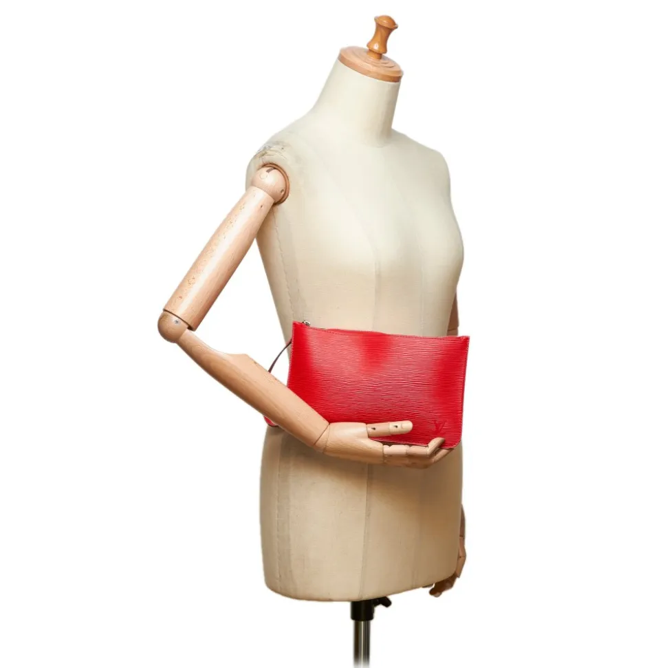 Louis Vuitton Vintage - Epi Wristlet Pouch - Red - Leather and Epi Leather Pouch - Luxury High Quality - Avvenice