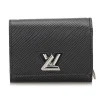 Louis Vuitton Vintage - Epi Twist Compact Wallet - Black - Leather and Epi Leather Wallet - Luxury High Quality - Avvenice