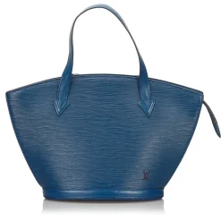 Louis Vuitton Vintage - Epi Saint Jacques PM Short Strap Bag - Blue - Leather and Epi Leather Handbag - Luxury High Quality - Avvenice