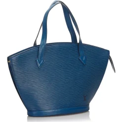 Louis Vuitton Vintage - Epi Saint Jacques PM Short Strap Bag - Blue - Leather and Epi Leather Handbag - Luxury High Quality - Avvenice