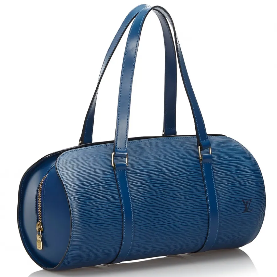 Louis Vuitton Vintage - Epi Soufflot Bag - Blue - Leather and Epi Leather Handbag - Luxury High Quality - Avvenice