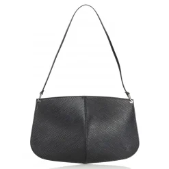 Louis Vuitton Vintage - Epi Demi Lune Pochette Bag - Black - Leather and Epi Leather Handbag - Luxury High Quality - Avvenice