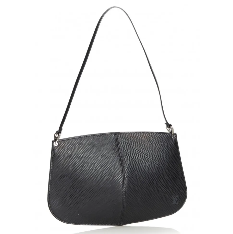 Louis Vuitton Vintage - Epi Demi Lune Pochette Bag - Black - Leather and Epi Leather Handbag - Luxury High Quality - Avvenice