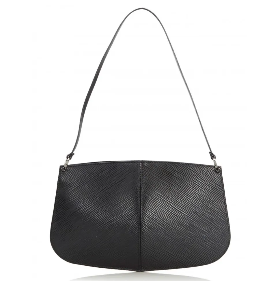 Louis Vuitton Vintage - Epi Demi Lune Pochette Bag - Black - Leather and Epi Leather Handbag - Luxury High Quality - Avvenice