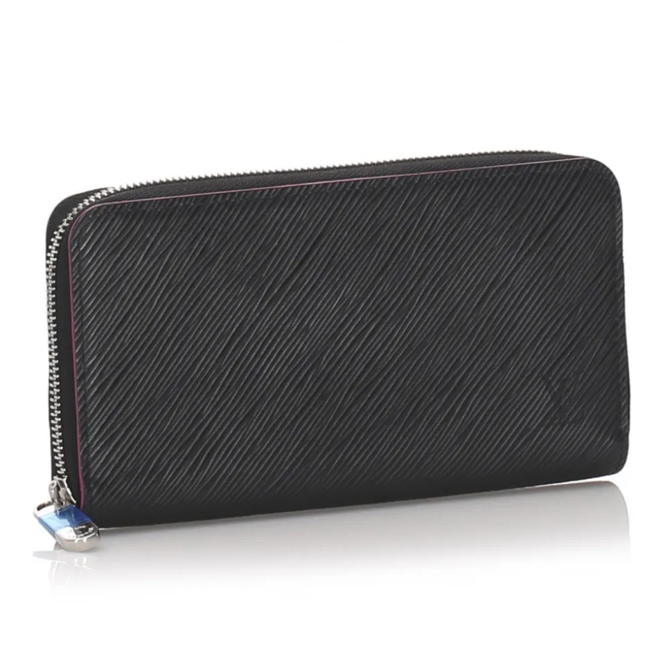 Louis Vuitton Vintage - Epi Zippy Wallet - Black - Leather and Epi Leather Wallet - Luxury High Quality - Avvenice