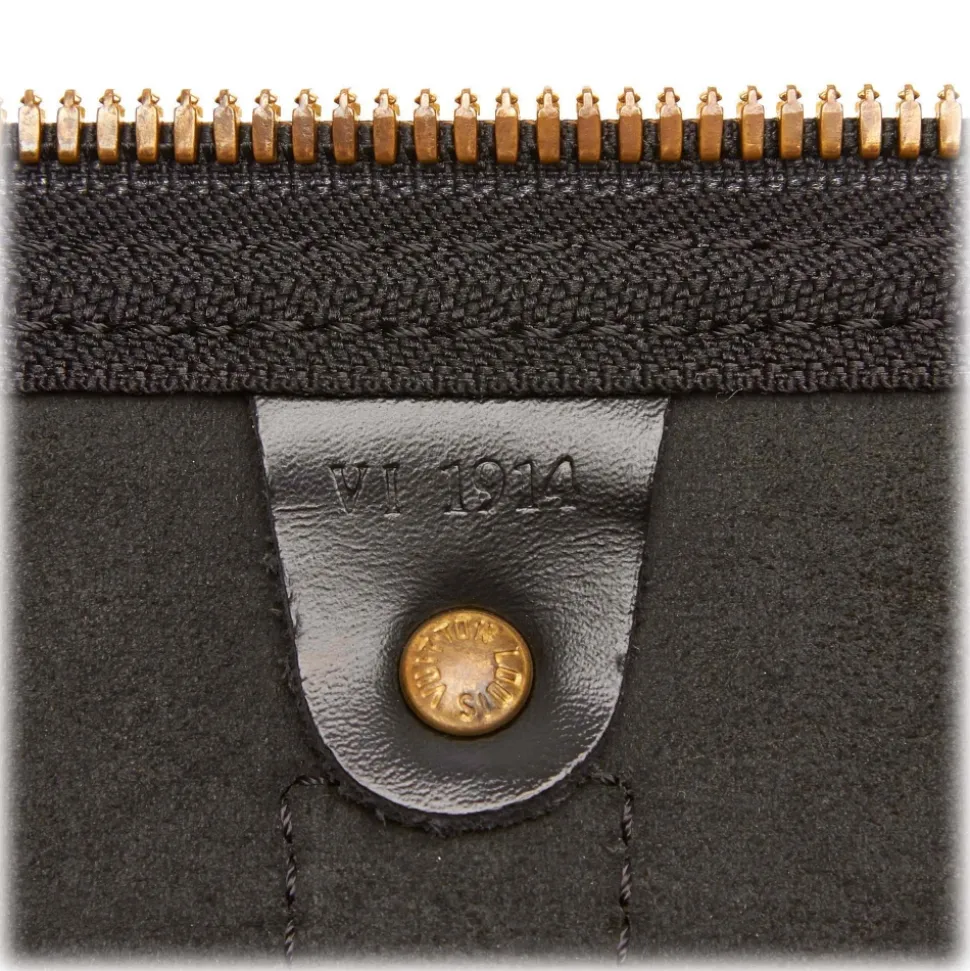 Louis Vuitton Vintage - Epi Keepall 50 Bag - Black - Leather and Epi Leather Handbag - Luxury High Quality - Avvenice