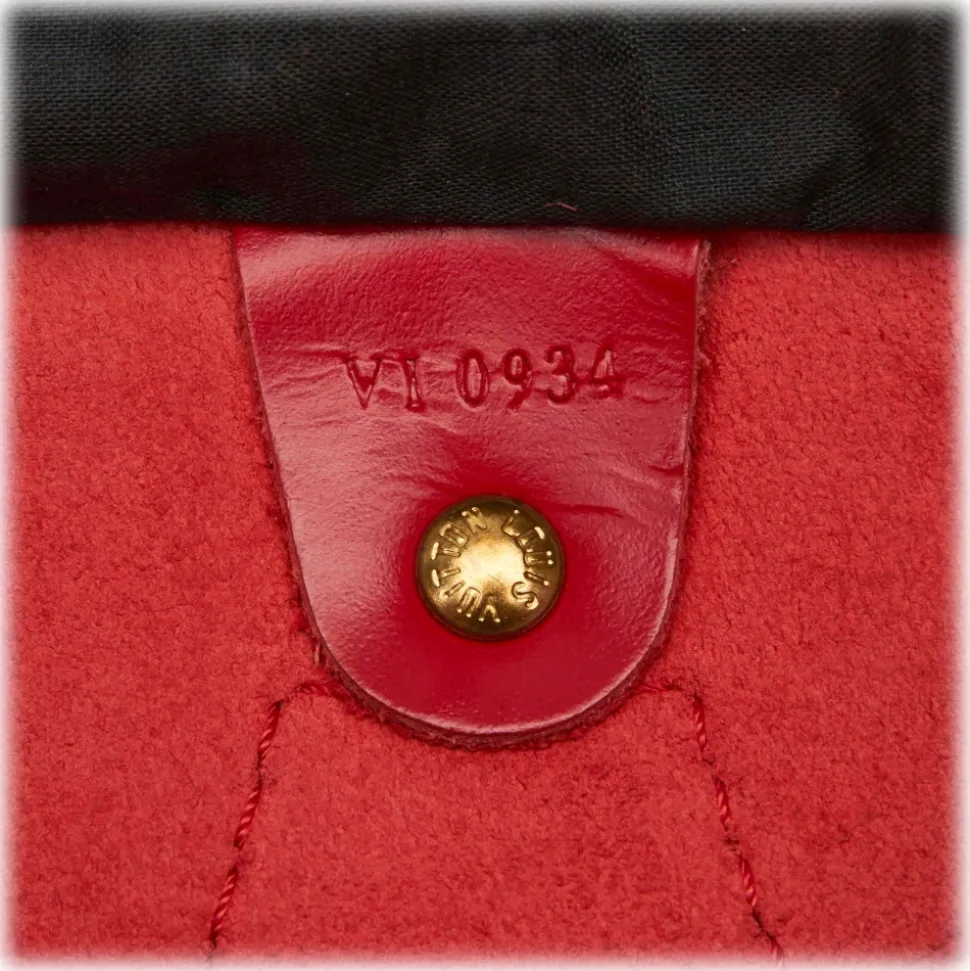 Louis Vuitton Vintage - Epi Speedy 25 Bag - Red - Leather and Epi Leather Handbag - Luxury High Quality - Avvenice