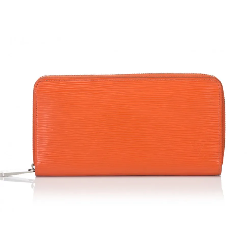 Louis Vuitton Vintage - Epi Zippy Wallet - Orange - Leather and Epi Leather Wallet - Luxury High Quality - Avvenice