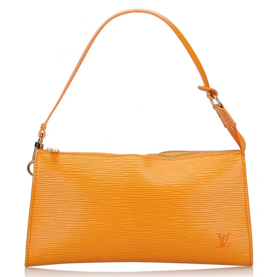Louis Vuitton Vintage - Epi Pochette Accessoires Bag - Orange - Leather and Epi Leather Handbag - Luxury High Quality - Avvenice