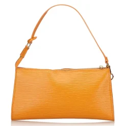 Louis Vuitton Vintage - Epi Pochette Accessoires Bag - Orange - Leather and Epi Leather Handbag - Luxury High Quality - Avvenice