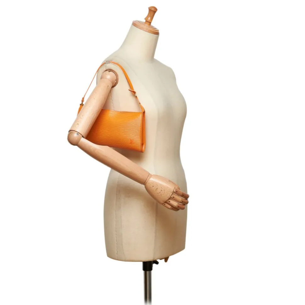 Louis Vuitton Vintage - Epi Pochette Accessoires Bag - Orange - Leather and Epi Leather Handbag - Luxury High Quality - Avvenice