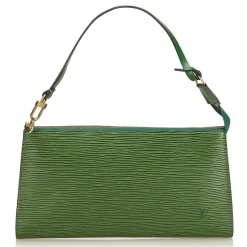Louis Vuitton Vintage - Epi Pochette Accessoires Bag - Green - Leather and Epi Leather Handbag - Luxury High Quality - Avvenice