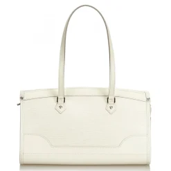 Louis Vuitton Vintage - Epi Madeleine PM Bag - White - Leather and Epi Leather Handbag - Luxury High Quality - Avvenice