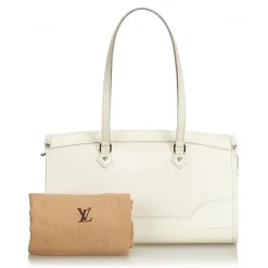 Louis Vuitton Vintage - Epi Madeleine PM Bag - White - Leather and Epi Leather Handbag - Luxury High Quality - Avvenice