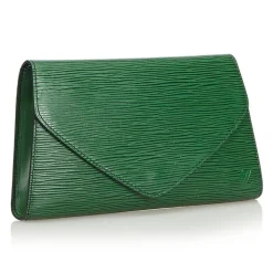 Louis Vuitton Vintage - Epi Art Deco Clutch Bag - Green - Leather and Epi Leather Handbag - Luxury High Quality - Avvenice