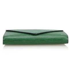 Louis Vuitton Vintage - Epi Art Deco Clutch Bag - Green - Leather and Epi Leather Handbag - Luxury High Quality - Avvenice