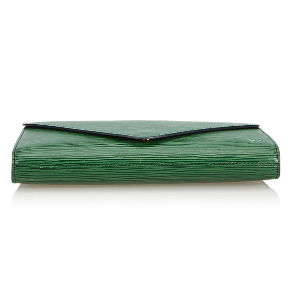 Louis Vuitton Vintage - Epi Art Deco Clutch Bag - Green - Leather and Epi Leather Handbag - Luxury High Quality - Avvenice