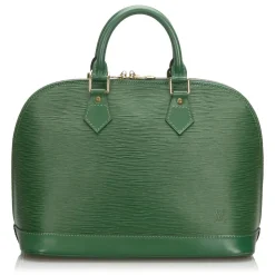 Louis Vuitton Vintage - Epi Alma PM - Green - Leather and Epi Leather Handbag - Luxury High Quality - Avvenice