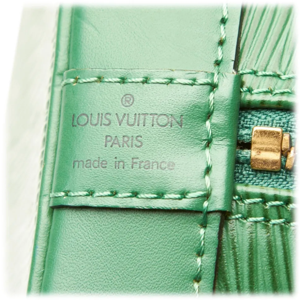 Louis Vuitton Vintage - Epi Alma PM - Green - Leather and Epi Leather Handbag - Luxury High Quality - Avvenice