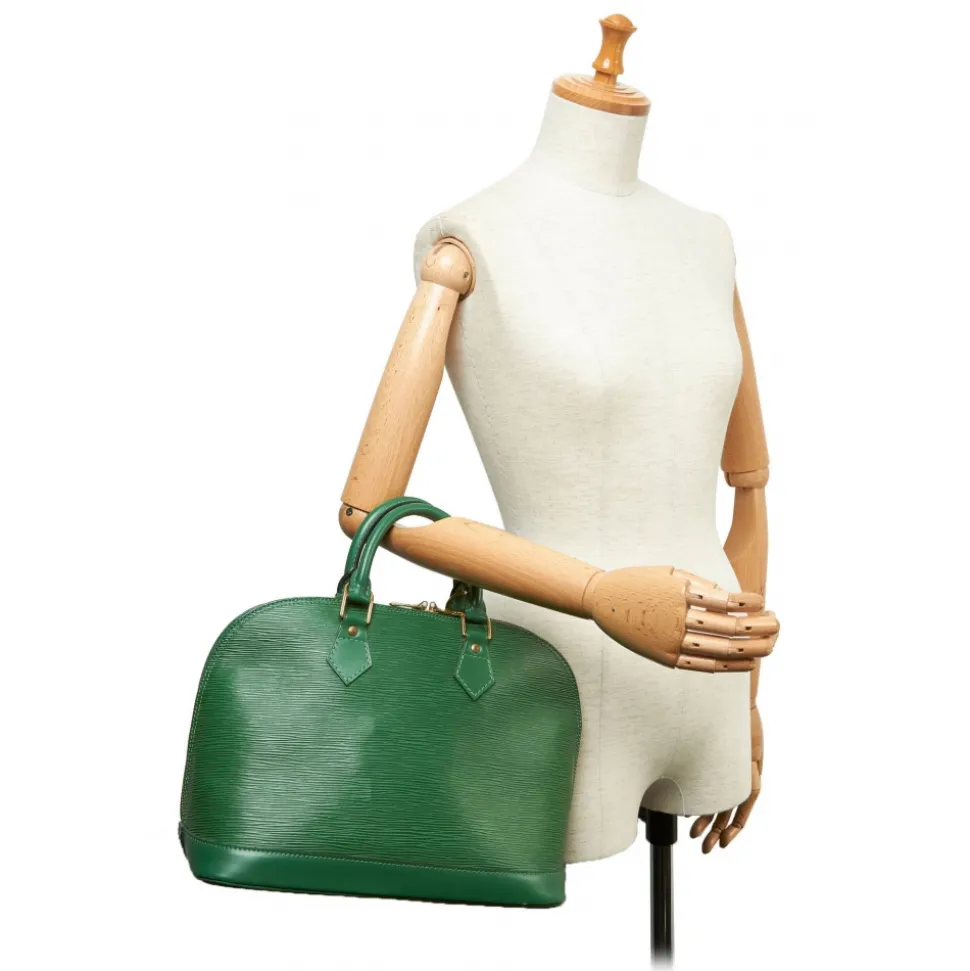 Louis Vuitton Vintage - Epi Alma PM - Green - Leather and Epi Leather Handbag - Luxury High Quality - Avvenice