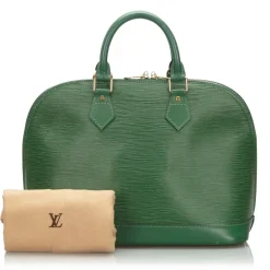 Louis Vuitton Vintage - Epi Alma PM - Green - Leather and Epi Leather Handbag - Luxury High Quality - Avvenice