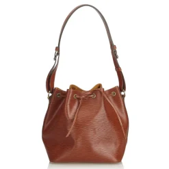 Louis Vuitton Vintage - Epi Petit Noe Bag - Brown - Leather and Epi Leather Handbag - Luxury High Quality - Avvenice