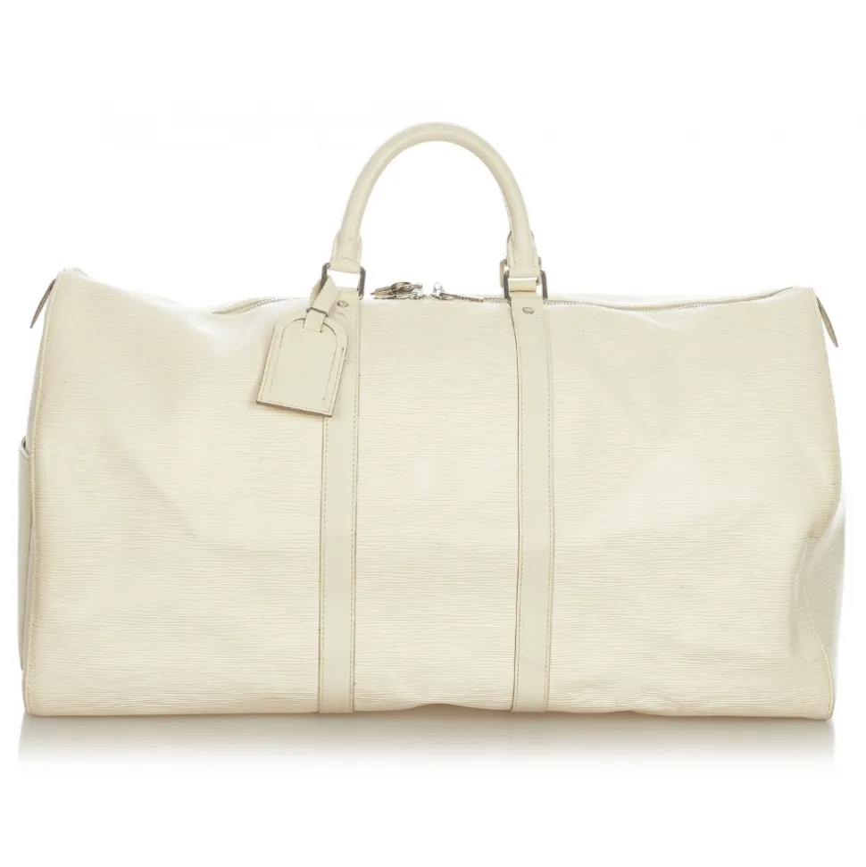 Louis Vuitton Vintage - Epi Keepall 55 - White - Epi Leather Travel Bag - Luxury High Quality - Avvenice