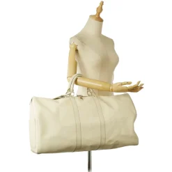 Louis Vuitton Vintage - Epi Keepall 55 - White - Epi Leather Travel Bag - Luxury High Quality - Avvenice