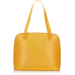 Louis Vuitton Vintage - Epi Lussac Bag - Yellow - Leather and Epi Leather Handbag - Luxury High Quality - Avvenice