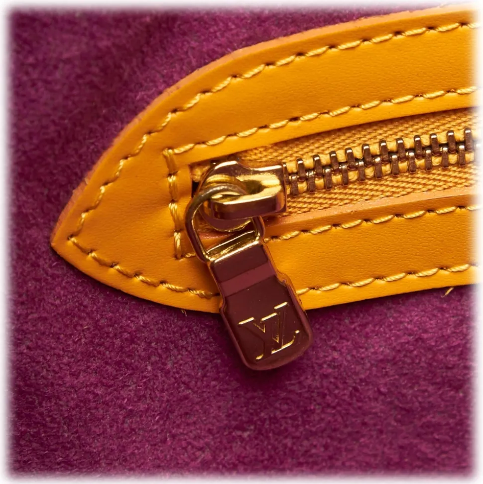 Louis Vuitton Vintage - Epi Lussac Bag - Yellow - Leather and Epi Leather Handbag - Luxury High Quality - Avvenice