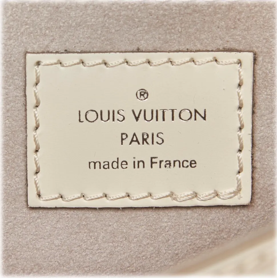 Louis Vuitton Vintage - Epi Pochette Montaigne Bag - White Ivory - Leather and Epi Leather Handbag - Luxury High Quality - Avvenice