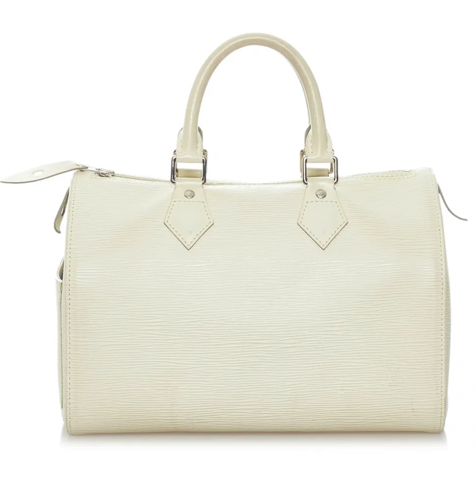 Louis Vuitton Vintage - Epi Speedy 30 - White - Leather Handbag - Luxury High Quality - Avvenice