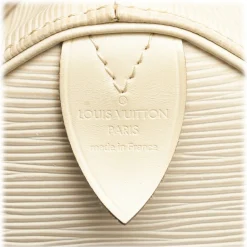 Louis Vuitton Vintage - Epi Speedy 30 - White - Leather Handbag - Luxury High Quality - Avvenice