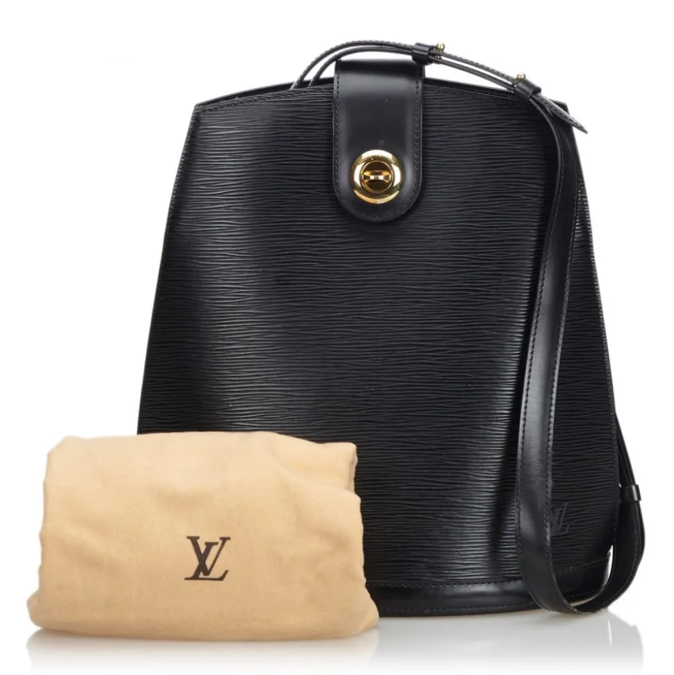 Louis Vuitton Vintage - Epi Cluny Bag - Black - Leather and Epi Leather Handbag - Luxury High Quality - Avvenice