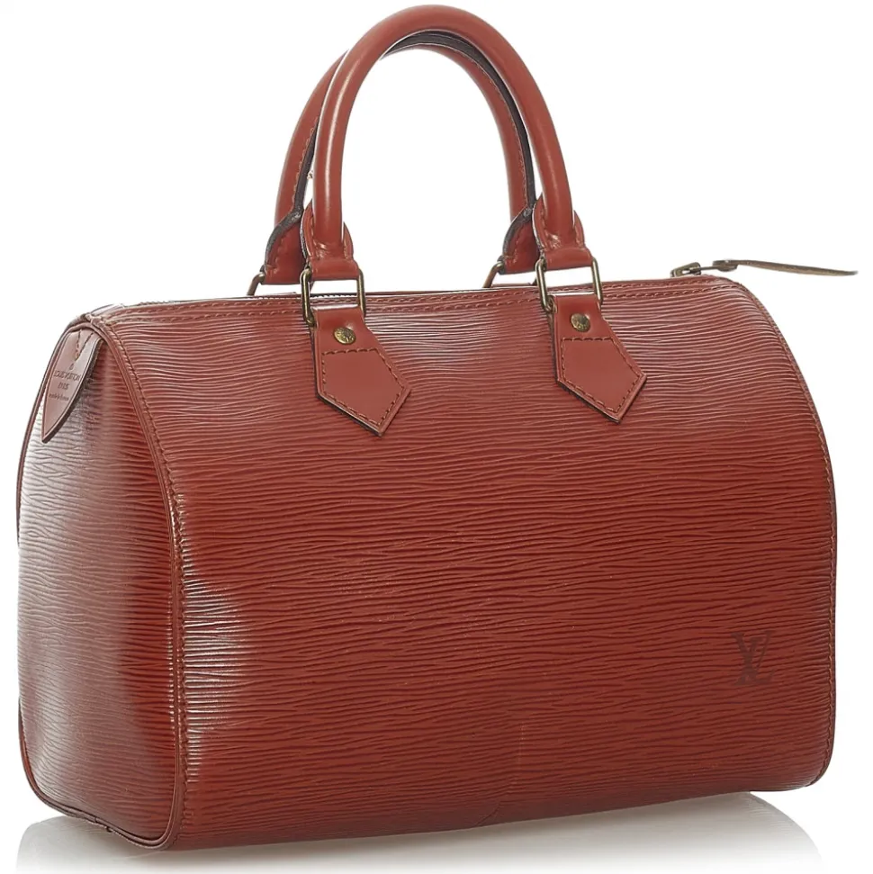 Louis Vuitton Vintage - Epi Speedy 25 - Brown - Leather Handbag - Luxury High Quality - Avvenice