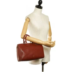 Louis Vuitton Vintage - Epi Speedy 25 - Brown - Leather Handbag - Luxury High Quality - Avvenice